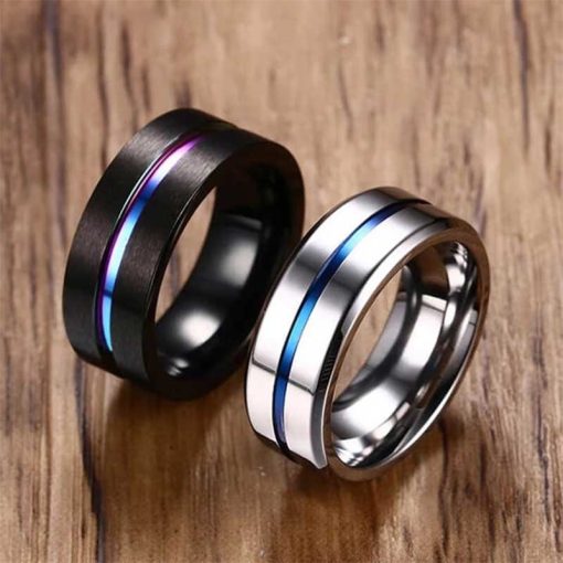 Rainbow-Titanium-Wedding-Bands1